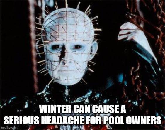 Winter Pool Meme