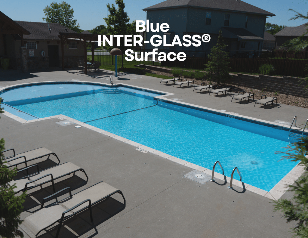 Blue Inter-Glass Surface