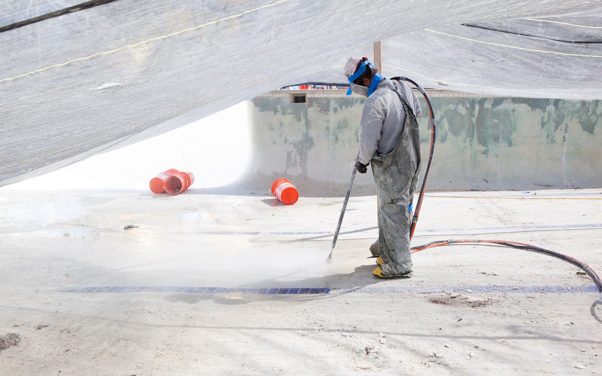 hydro-blasting