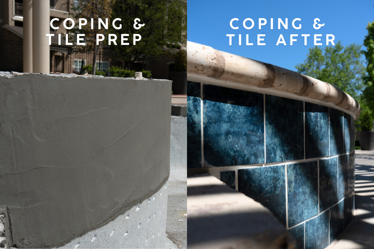 Commercial Pool Tile and Coping Replacement