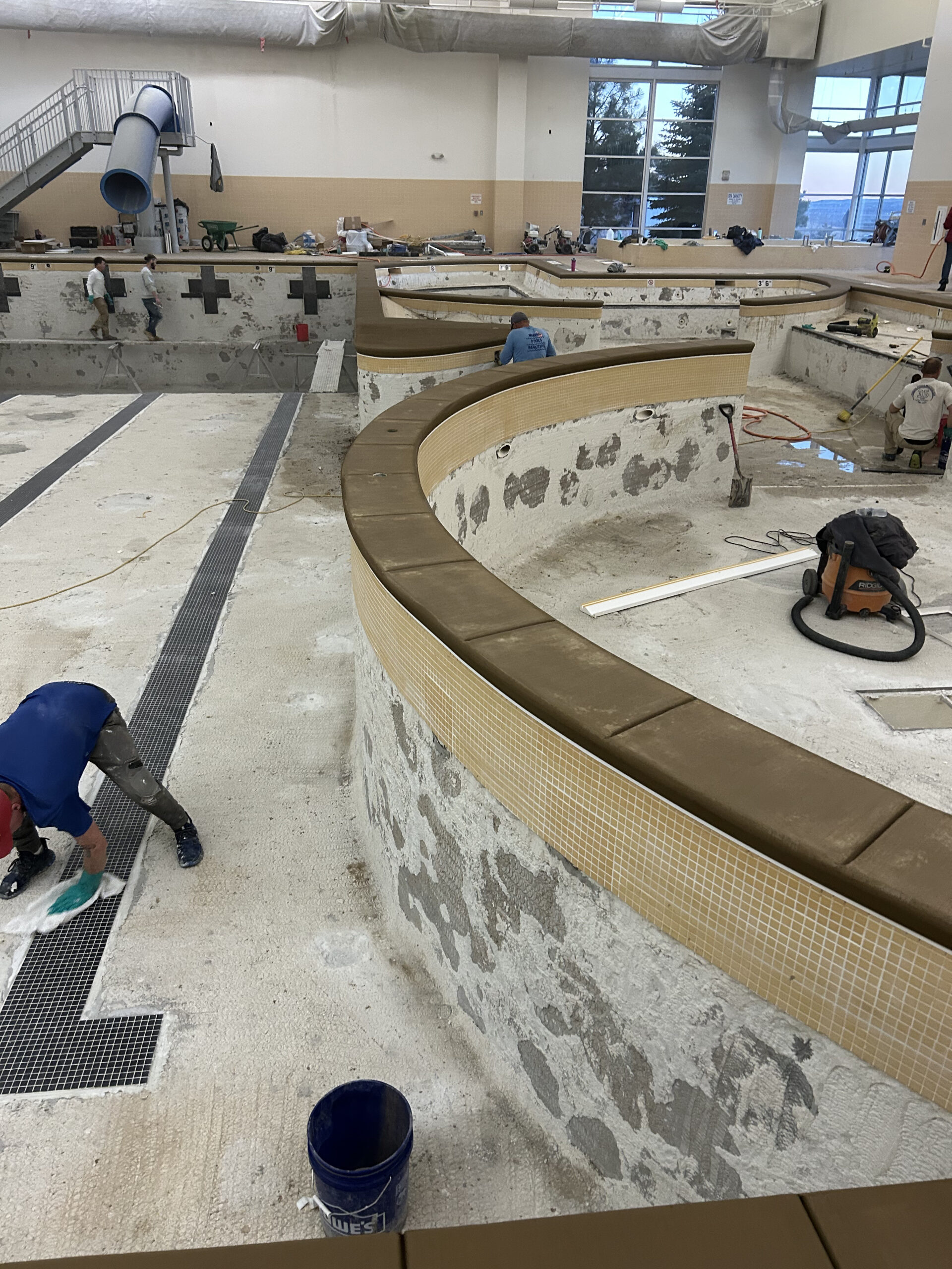 350 Linear Feet Coping Pour